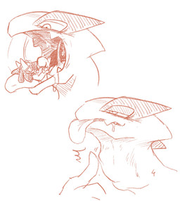 ambiguous_anthro ambiguous_feral ambiguous_gender ambiguous_pred ambiguous_prey anthro anthro_prey before_and_after biped blep bodily_fluids closed_smile drooling duo extreme_size_difference eye_roll eyes_mostly_closed feet_first feral feral_pred finger_on_throat fingers fur gaping_mouth hand_on_throat in_mouth in_throat larger_ambiguous larger_feral larger_pred long_neck looking_down looking_down_at_another monotone_background mouth_closed narrowed_eyes neck_bulge on_tongue open_mouth oral_vore pointy_ears prick_ears saliva saliva_string satisfied_look scales semi-anthro simple_background size_difference smaller_ambiguous smaller_anthro smile soft_vore swallowing tongue tongue_out uvula vore white_background sabamiso_(sabamasasix) nintendo pokemon canid canine generation_2_pokemon generation_4_pokemon legendary_pokemon lucario lugia mammal pokemon_(species) scalie digital_drawing_(artwork) digital_media_(artwork) english_description headshot_portrait hi_res japanese_description monochrome orange_and_white portrait sketch