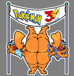 anniversary anthro banner banner_image big_breasts big_butt bottomwear breasts butt butt_focus butt_press clothed clothing duo eyewear female flexible hat headgear headwear holding_pole huge_butt logo looking_at_viewer male multicolored_body open_clothing open_shirt open_topwear pole raised_leg shirt shortstack skirt splits spread_legs spreading sun_hat sunglasses swimwear tail tanned tanned_skin thick_thighs topwear two-piece_swimsuit two_tone_body wide_hips faucyv game_freak nintendo pokemon pokemon_winds_and_waves mr._windychu ms._wavychu generation_1_pokemon mammal pikachu pokemon_(species) rodent colored digital_drawing_(artwork) digital_media_(artwork) flat_colors full-length_portrait pixel_(artwork) portrait