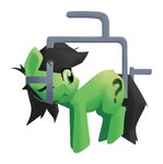 black_hair cutie_mark female feral fur green_body green_eyes green_fur hair penetration simple_background solo young senaelik hasbro my_little_pony anon filly_anon earth_pony equid equine horse mammal pony 2022 hi_res meme