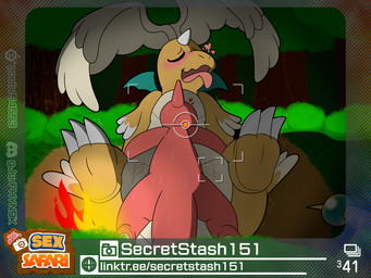 3_toes bodily_fluids duo feet female fire forest from_front_position hug lying male male/female male_on_top missionary_position on_back on_top plant sex shrub sweat toes tree wings ssecrets151 mythology nintendo pokemon pokemon_legends_z-a pokemon_snap prof_blanc's_sex_safari charmeleon dragon generation_1_pokemon generation_9_pokemon mega_dragonite mega_evolution mythological_creature mythological_scalie pokemon_(species) scalie 4:3 absurd_res hi_res