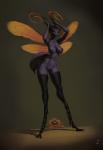 antennae_(anatomy) anthro anthrofied areola arthropod_abdomen bodily_fluids breasts clothing compound_eyes curvy_figure drooling duo female genitals hourglass_figure insect_wings insectophilia legwear long_legs male navel nipples non-mammal_breasts nude pussy saliva solo_focus stinger stockings thigh_highs voyeur wide_hips wings zaggatar fallout microsoft arthropod cazador_(fallout) human hymenopteran insect mammal spider_wasp tarantula_hawk_wasp wasp 2015 absurd_res hi_res