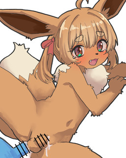 4_fingers accessory anal anal_orgasm anal_penetration anthro anthro_focus anthro_penetrated balls blue_body blue_penis blush bodily_fluids bow_ribbon brown_balls brown_body brown_eyes brown_fur brown_penis censor_bar cum cum_from_ass cum_in_ass cum_inside cum_on_leg cum_on_penis cute_fangs dipstick_tail duo ejaculation erection faceless_character faceless_male fangs femboy fingers fluffy fluffy_tail foreskin fur genital_fluids genitals hair hair_accessory hair_bow hair_ribbon hands-free leg_glider_position looking_at_viewer male male/male male_penetrated male_penetrating male_penetrating_male markings open_mouth orgasm penetration penile penile_penetration penis penis_in_ass raised_leg ribbons sex simple_background small_balls small_penis solo_focus tail tail_markings tan_body tan_fur tan_hair tears teeth white_background white_body white_fur young young_anthro young_male neko_t_chan nintendo pokemon eevee generation_1_pokemon pokemon_(species) 2025 4:5 censored hi_res