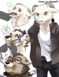 anthro cigar clothed clothing horizontal_pupils horn male mid_transformation pupils smoking species_transformation transformation nexusthelife anothereidos_of_dragon_vein_r gordov bovid canid canine canis caprine domestic_dog mammal sheep hi_res