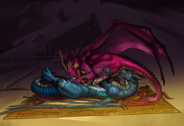 69_position anal animal_genitalia anus black_claws black_penis blue_body blue_scales butt claws duo erection feral genital_slit genitals knot male male/male membrane_(anatomy) membranous_wings oral penis perineum pink_body pink_scales red_knot red_penis rimming scales sex ventral_scales wings winddragon mythology dragon mythological_creature mythological_scalie scalie hi_res