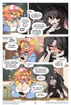 anthro big_breasts breasts clothing dialogue female fishnet_clothing hair huge_breasts school text breedypupper conditional_dnp nintendo pokemon blue_(breedypupper) jennie_(breedypupper) canid canine canis domestic_dog lagomorph leporid mammal rabbit 2025 absurd_res comic digital_media_(artwork) english_text hi_res url