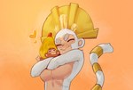 accessory anthro banana_costume brown_body brown_fur duo eyebrows female fur furgonomics gold_(metal) gold_crown gold_jewelry heart_symbol hug hugging_another jewelry male male/female ring round_ears tail tail_accessory tail_jewelry tail_ring tan_body tan_skin thick_eyebrows white_body white_fur sincastermon bloons_tower_defense ninja_kiwi dart_monkey_(bloons) sol_(sincastermon) sun_god_(bloons) uno_(sincastermon) colored half-length_portrait portrait signature