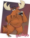 anthro antlers anus bedroom_eyes bent_arm breasts brown_body brown_fur butt butt_grab cloven_hooves electronics featureless_breasts female fur genitals glistening_eyelids half-closed_eyes hand_on_butt heart_symbol holding_object holding_phone hooves horn looking_at_viewer narrowed_eyes nipples nude nude_female phone pussy raised_tail seductive selfie slightly_chubby smile smiling_at_viewer solo spread_butt spreading tail tail_anus text noodlestoat johnny_bravo_(series) becky_(johnny_bravo) deer mammal moose new_world_deer 2023 character_name digital_media_(artwork) hi_res