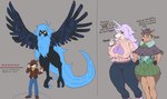 anthro articuno avian big_breasts bird breasts canid canine clothing clover_(undertale_yellow) deer deerstalker_hat dialogue duo english_text equid equine female generation_1_pokemon hair hat headgear headwear horn huge_breasts human jane_(undertale_yellow) legendary_pokemon long_hair male mammal martlet_(undertale_yellow) martlet_(zenith_form) mythological_creature mythological_equine mythology nintendo nipple_outline pokeball pokemon pokemon_(species) signirsol text thick_thighs undertale_(series) undertale_yellow unicorn wanda_(undertale_yellow) wide_hips wings
