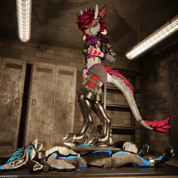 animal_genitalia animal_penis anthro anthro_on_anthro arms_tied ball_crush ball_squeeze balls basement bdsm biped black_body black_boots black_clothing black_footwear black_fur black_shoes blue_body blue_fur blue_penis bodily_fluids bondage boot_on_balls boot_on_penis boots bound breasts canine_genitalia canine_penis claws clothed clothing cock_and_ball_torture cockbox crush cuff_(restraint) cum cum_dripping_from_penis cum_on_penis depth_of_field dominant duo erection feet female flat_balls foot_crush foot_fetish foot_on_balls foot_on_penis foot_play footwear fur genital_fluids genital_torture genitals goth_boots grey_body grey_fur hair hindpaw inside jacket knot knotted_penis leather leather_boots leather_clothing leather_footwear leather_jacket leather_topwear legs_tied legwear male male/female metal_cuffs moan multicolored_body nude on_ground open_mouth orgasm pain paws penis penis_squeeze piercing reflection restraints sex shirt shoes shoes_on slim slim_anthro slim_male slim_sub smile standing standing_on_balls submissive submissive_male tail topwear torture trampling white_body white_fur dragonplayer dragonplayer_(character) rainsoar canid canine canis fox hybrid jex mammal nardoragon rexouium 1:1 3d_(artwork) absurd_res blender_(artwork) blender_cycles_(artwork) digital_media_(artwork) hi_res