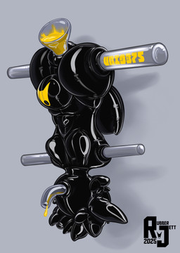 4_missing_limbs all_the_way_through ambiguous_gender amputee anus bdsm bodily_fluids bondage bound disability drone funnel gag gagged genital_fluids latex living_urinal lock locked missing_all_arms missing_all_legs missing_all_limbs missing_arm missing_leg missing_limb null_bulge penetration perma permanent pipelining puffy_anus quadruple_amputee restrained upside_down urinal urine watersports rubberjett arthropod insect lepidopteran moth absurd_res hi_res