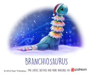 ambiguous_gender black_eyes blue_body blue_scales christmas_clothing christmas_headwear clothing feral hat headgear headwear holidays humor plant pun santa_hat scales snow solo text tree visual_pun white_body white_scales wind winter piper_thibodeau christmas brachiosaurid brachiosaurus dinosaur prehistoric_species reptile sauropod sauropodomorph scalie 2016 digital_media_(artwork) digital_painting_(artwork) english_text painting_(artwork)