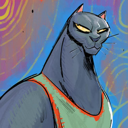 anthro basketball_uniform black_body black_fur clothed clothing female fur green_clothing green_shirt green_topwear melanistic muscular muscular_anthro muscular_female shirt solo sportswear topwear uniform yellow_sclera ian_higginbotham goat_(movie) sony_corporation sony_pictures jett_fillmore felid leopard mammal pantherine 1:1 2026 digital_media_(artwork) hi_res