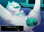 abdominal_bulge anus bestiality bodily_fluids cum cum_from_pussy cum_in_pussy cum_inside disembodied_penis duo erection female female_on_human female_penetrated feral feral_penetrated fur genital_fluids genitals heart_symbol human_on_feral human_penetrating human_penetrating_female human_penetrating_feral humanoid_genitalia humanoid_penis interspecies leaking_cum legs_up lying male male/female male_on_feral male_penetrating male_penetrating_female nude on_back open_mouth penetration penile penile_penetration penis penis_in_pussy pussy sex solo_focus sound_effects tail text tongue vaginal vaginal_fluids vaginal_penetration white_body white_fur buzzindorf sound_warning deltarune undertale_(series) kris_(deltarune) ralsei susie_(deltarune) felid human mammal tasque 2d_animation animated frame_by_frame shaded sound webm