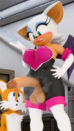 age_difference animal_ears anthro balls biped breasts clothed clothing crossgender detailed_background duo eyelashes ftg_crossgender fti_crossgender fur genitals glans glistening glistening_balls glistening_genitalia glistening_glans glistening_penis gloves gynomorph handwear inside intersex legwear male membrane_(anatomy) membranous_wings multicolored_body musk older_gynomorph older_intersex penis pupils standing thick_thighs thigh_highs white_clothing white_gloves white_handwear wings young younger_male twintails3d sega sonic_the_hedgehog_(series) miles_prower rouge_the_bat bat canid canine fox mammal red_fox true_fox 3d_(artwork) 9:16 digital_media_(artwork) hi_res