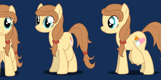 areola big_breasts big_teats breasts crotch_breasts female female_feral feral front_view multi_view nipples rear_view side_view solo tail teats three-quarter_view turnaround flashequestria hasbro my_little_pony cream_heart fan_character equid equine horse mammal pony absurd_res alpha_channel hi_res model_sheet