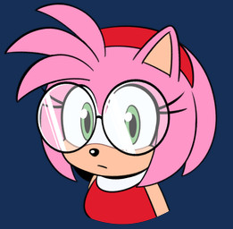 accessory anthro black_nose clothed clothing countershade_face countershading dress eyewear female glasses green_eyes hair hair_accessory hairband looking_at_viewer mouth_closed pink_hair red_clothing red_dress round_glasses short_hair solo tan_body tan_countershading wearing_glasses hyoumaru sega sonic_the_hedgehog_(series) amy_rose eulipotyphlan hedgehog mammal 2025 alpha_channel