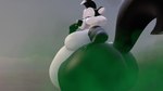 16:9 3d_(artwork) anthro big_butt black_and_white_fur butt digital_media_(artwork) fart fart_cloud grey_background looking_back looney_tunes male mammal mephitid mrrainbow overweight overweight_male pepe_le_pew raised_tail simple_background skunk solo source_filmmaker striped_skunk tail warner_brothers widescreen