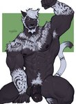 abs armpit_hair balls barazoku beard body_hair chest_hair erection facial_hair fangs flexing flexing_bicep fur genitals glans hair happy_trail humanoid_genitalia humanoid_penis looking_at_viewer male muscular muscular_male navel nipples obliques pecs penis pubes serratus solo tail teeth deaddragonp final_fantasy final_fantasy_xiv square_enix felid hrothgar mammal digital_drawing_(artwork) digital_media_(artwork) hi_res