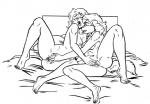 anthro anthro_fingered anthro_fingering anthro_fingering_human bed bodily_fluids breasts cheek_tuft chest_tuft claws duo eyes_closed facial_tuft female female/female female_fingering_female female_on_anthro female_on_human fingering fingering_partner furniture genital_fluids genitals human_fingered human_fingering human_fingering_anthro human_on_anthro interspecies licking looking_pleasured mutual mutual_fingering mutual_masturbation mutual_vaginal nipples on_bed open_mouth pussy sex spread_legs spreading toe_claws tongue tongue_out tuft vaginal vaginal_fingering vaginal_fluids style_wager alison_wilkins sherri_wilkins bird_dog canid canine canis domestic_dog human hunting_dog mammal spaniel welsh_springer_spaniel 2019 monochrome