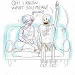 bone dialogue duo machine male not_furry papyton skeleton text robynrot undertale undertale_(series) mettaton mettaton_ex papyrus_(undertale) animated_skeleton humanoid robot undead 1:1 2016 english_text