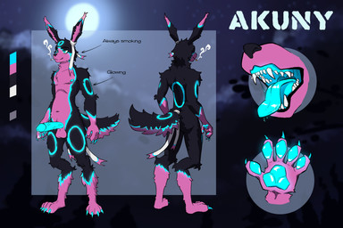balls genitals male penis solo echino_idea nintendo pokemon akuny eeveelution generation_2_pokemon generation_6_pokemon pokemon_(species) sylveon umbreon absurd_res hi_res model_sheet