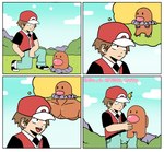 2022 absurd_res ambiguous_gender among_us clothed clothing comic crewmate_(among_us) crossover day digital_media_(artwork) diglett duo english_text fully_clothed fusion generation_1_pokemon hairoelcroto hat headgear headwear hi_res human innersloth male mammal nintendo outside pokemon pokemon_(species) text thought_bubble
