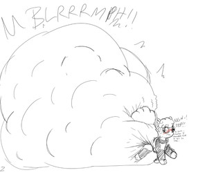 ambiguous_gender big_diaper blort blush blush_lines bodily_fluids cheek_tuft clothed clothed_feral clothing diaper embarrassed excessive_feces eyelashes facial_tuft feces feral grunting huge_diaper hyper hyper_feces hyper_soiling incontinence inner_ear_fluff onomatopoeia pooping raised_tail soiled_diaper soiling soiling_diaper solo sound_effects star_pupils sweat tail text tuft unclean_diaper used_diaper using_diaper walking wavy_mouth wearing_diaper yelp mewzy148 nintendo pokemon luna_(carbyclouds) alolan_form alolan_vulpix generation_7_pokemon pokemon_(species) regional_form_(pokemon) 2025 black_and_white_and_red english_text hi_res sketch spot_color
