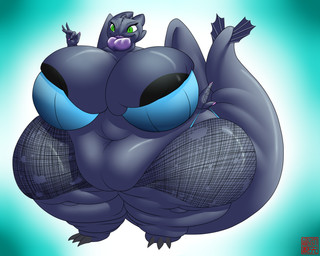 3_toes 5_fingers anthro areola big_areola big_breasts black_areola black_arms black_body black_breasts black_legs black_nipples black_scales black_skin black_spikes blue_background blue_bra blue_clothing blue_underwear bra breasts claws clothed clothed_anthro clothed_female clothing colored_nails feet female female_anthro fingernails fingers fishnet_clothing fishnet_legwear green_eyes grey_claws grey_toe_claws grey_toes huge_areola huge_breasts hyper hyper_lips legwear lips nails navel nipples obese obese_anthro obese_female overweight overweight_anthro overweight_female pink_fingernails pink_nails purple_lips scales simple_background solo thick_lips toe_claws toes underwear white_background shannon_shark_(artist) dreamworks european_mythology how_to_train_your_dragon mythology yori_ren'ai_(mungkorn) dragon fury_(httyd) mythological_creature mythological_scalie night_fury scalie western_dragon 5:4 absurd_res hi_res