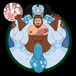 anthro anthro_on_anthro anthro_penetrated anthro_penetrating anthro_penetrating_anthro balls big_dom_small_sub big_pecs blue_body blue_skin bodily_fluids brown_body brown_fur clitoris cum cum_drip cum_in_pussy cum_inside cutaway dominant dripping duo facial_piercing fur genital_fluids genitals huge_pecs impregnation intersex intersex/male intersex_penetrated larger_male male male/male male_penetrating male_penetrating_intersex male_penetrating_maleherm maleherm maleherm/male maleherm_penetrated muscular muscular_anthro muscular_male nipples nose_piercing nose_ring ovum pecs penetration penile penile_penetration penis penis_in_pussy piercing pregnant pregnant_male pussy ring_piercing sex size_difference smaller_intersex smaller_maleherm smaller_penetrated sperm_cell thick_thighs vaginal vaginal_penetration wide_hips dariusleogator fallout microsoft nimbus_(romaantenebrae) deathclaw haplorhine mammal monkey primate scalie 1:1 absurd_res alpha_channel hi_res maleherm_(lore)