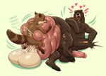 abdominal_bulge anthro anus balls bera big_anus big_balls butt butt_grab dessert doughnut duo food genitals hand_on_butt heart_symbol huge_anus huge_balls hyper hyper_anus hyper_balls hyper_genitalia licking male male/male male_penetrated male_penetrating male_penetrating_anthro male_penetrating_male pastry penetration penis puffy_anus sex tongue vein veiny_penis lotolotl over_the_hedge rj_(over_the_hedge) vincent_(over_the_hedge) bear mammal procyonid raccoon s hi_res