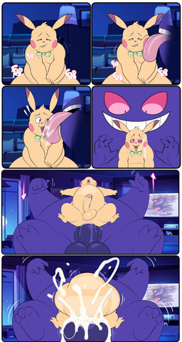 3_toes 4_fingers abdominal_bulge anal anal_penetration anthro anthro_on_anthro anthro_penetrated anthro_penetrating anthro_penetrating_anthro anthrofied anus apology balls balls_deep barefoot belly big_balls big_belly big_butt big_dom_small_sub big_penis bite biting_lip black_eyes blockage_(layout) blonde_facial_hair bodily_fluids border bow_tie bow_tie_only brown_ear_tips brown_markings brown_nose butt cheek_lick cross-eyed cum cum_drip cum_in_ass cum_inflation cum_inside cum_on_balls cum_on_belly cum_on_body cum_on_leg cum_splatter cum_string curling_toes curvy_figure darkened_balls darkened_genitalia darkened_penis detailed_background dipstick_ears directional_arrow dominant dripping drooling duo ear_markings emanata erection excessive_cum excessive_genital_fluids exclamation_point face_lick facial_hair fap_(sound_effect) feet fingers floating fur genital_fluids genitals glans glistening glistening_balls glistening_belly glistening_body glistening_butt glistening_genitalia glistening_glans glistening_penis glistening_skin grin half-closed_eyes huge_balls huge_penis humanoid_genitalia humanoid_penis hypnosis inflation larger_anthro larger_male leaking_cum licking licking_another long_tongue lying male male/male male_penetrated male_penetrating male_penetrating_male markings masturbation mind_control moobs mostly_nude multicolored_body multicolored_ears multicolored_fur narrowed_eyes nude on_another on_back on_bottom on_top onomatopoeia open_mouth open_smile orgasm_face overweight overweight_anthro overweight_male penetration penile penile_masturbation penile_penetration penis penis_in_ass pink_anus pink_cheeks pink_eyes pink_glans pink_sclera pokemorph purple_body purple_skin reverse_cowgirl_position ringed_eyes saliva saliva_drip saliva_on_face saliva_string sex shaft_divide six_frame_image size_difference slightly_chubby slightly_chubby_anthro slightly_chubby_male smaller_anthro smaller_male smaller_penetrated smile soles sound_effects spiral spotted_bow_tie spread_toes surprised sweat sweaty_face tail telekinesis text thick_thighs toes tongue tongue_out toothy_grin two_tone_body two_tone_fur two_tone_tail vein veiny_penis white_border white_sclera wide_hips yellow_balls yellow_body yellow_fur yellow_penis conditional_dnp erobos nintendo pokemon ero_(erobos) fan_character generation_1_pokemon gengar ghost mammal pikachu pokemon_(species) rodent spirit 2025 absurd_res colored comic digital_drawing_(artwork) digital_media_(artwork) english_text flat_colors hi_res multiple_scenes one_page_comic shaded