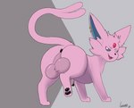 animal_genitalia balls big_balls feral forehead_gem gem genitals male piercing sheath solo conditional_dnp vanzard nintendo pokemon iggy_(vanzard) eeveelution espeon generation_2_pokemon pokemon_(species) absurd_res hi_res