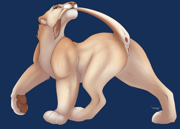 animal_genitalia animal_vulva anus bedroom_eyes belly bite butt digitigrade feline_genitalia feline_vulva female feral fur genitals gripping_tail holding_tail_up looking_at_viewer markings mole_(marking) narrowed_eyes neck_scruff pawpads paws presenting presenting_anus presenting_hindquarters presenting_vulva purple_eyes quadruped raised_tail seductive solo tail tail_anus tail_bite tail_in_mouth tail_tuft tan_body tan_fur tuft vulva white_belly heymayaart calpurnia felid lion mammal pantherine absurd_res alpha_channel hi_res signature