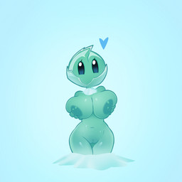 areola big_breasts biped blue_body breasts eyelashes female front_view genitals hand_on_breast heart_symbol holding_breast huge_breasts hyper hyper_breasts monotone_body nipples not_furry nude nude_female plant simple_background small_waist solo vulva wide_hips aim752 electronic_arts plants_vs._zombies popcap_games elemental_creature elemental_humanoid flora_fauna humanoid iceberg_lettuce_(pvz) plant_humanoid 1:1 2026 digital_media_(artwork) hi_res