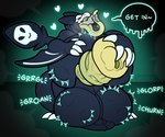 abdominal_bulge ambiguous_gender anthro big_penis bodily_fluids cock_vore dialogue duo gaping gaping_urethra genitals green_background huge_penis hyper hyper_genitalia hyper_penis imminent_cock_vore imminent_vore imprint long_tongue male male/ambiguous oral_vore penile penis saliva simple_background solo solo_focus sound_effects speech_bubble text tongue tongue_grab urethra vore ahnik conditional_dnp 2025 absurd_res english_text hi_res