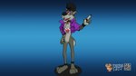 anthro bottomless bottomless_anthro bottomless_male clothed clothing digit_ring ear_piercing feet fur gesture grey_body grey_fur half-closed_eyes hand_gesture hand_on_hip jewelry male narrowed_eyes nipple_piercing nipples piercing pointing pompadour purple_clothing qr_code ring toe_ring toes tongue tongue_piercing toony yellow_sclera doodledoggy stanley_(doodledoggy) stanley_the_wolf canid canine canis mammal wolf 16:9 3d_(artwork) 4k absurd_res blender_(artwork) digital_media_(artwork) hi_res widescreen