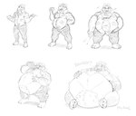 anthro arm_hair basic_sequence beard belly big_belly big_nipples blonde_hair body_hair burping dessert facial_hair five_frame_image five_frame_sequence food hair hand_on_belly horn leg_hair long_ears male mature_anthro mature_male moobs multi_frame_sequence musclegut muscular muscular_anthro muscular_male navel nipples obese obese_anthro obese_male overweight overweight_anthro overweight_male pastry pecs pie sitting solo weight_gain duly_noted undertale undertale_(series) asgore_dreemurr boss_monster_(undertale) bovid caprine goat mammal 2018 absurd_res hi_res monochrome sequence