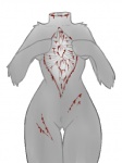 blood decapitation depressed emo female gore grotesque_death nude plain_background pochiiko pussy solo white_background
Rating: Explicit
Score: -1
User: Test-Subject_217601
Date: April 29, 2013