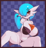 beckoning big_breasts bra breasts choker clothing coat evolutionary_stone eyewear female gesture glasses jewelry lab_coat mega_stone navel necklace not_furry orange_eyes pixelated solo spread_legs spreading thick_thighs topwear underwear plantpenetrator nintendo pokemon dr._voir gardevoir generation_3_pokemon pokemon_(species) shiny_pokemon 2d_animation animated digital_media_(artwork) frame_by_frame low_res no_sound pillarbox pixel_(artwork) pixel_animation short_playtime webm