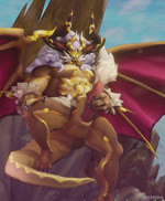 2021 3d_(artwork) 4_fingers 4_toes animated anthro blue_eyes claws cygames digital_media_(artwork) dragalia_lost dragon erection feet fingers flying genitals grass high_framerate horn ictonica loop male masturbation midair mythological_creature mythological_scalie mythology nintendo no_sound nude outside penile penile_masturbation penis plant scalie short_playtime solo tail thor_(dragalia_lost) toes tree watermark webm wings