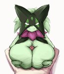 anthro big_breasts bodily_fluids breast_play breasts cum cum_between_breasts cum_on_breasts duo ejaculation female female_on_human first_person_view fur genital_fluids genitals green_body green_fur huge_breasts human_on_anthro human_pov humanoid_genitalia humanoid_penis interspecies leg_wrap looking_at_viewer male male/female male_human male_on_anthro male_pov mask orgasm penile penis pokephilia sex simple_background solo_focus titfuck white_background fremy nintendo pokemon generation_9_pokemon human mammal meowscarada pokemon_(species) 2024 2d_animation animated digital_media_(artwork) loop short_playtime