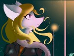 anthro female female/female night snow solo winter sketchogolik sketchogolik_(artist) nezumi_hiwatashi canid canine fennec_fox fox mammal true_fox artist: character: check_tag_type