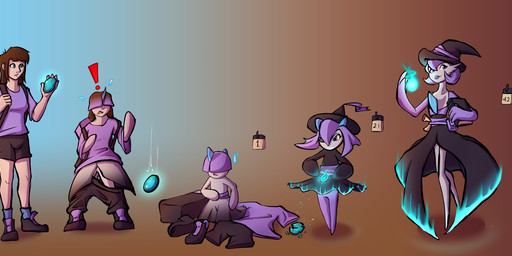 basic_sequence bodily_fluids bottomwear brown_hair clothed clothing clothing_by_feet dress exclamation_point featureless_crotch female flying_sweatdrops fully_clothed growth hair hat headgear headwear human_to_humanoid linear_sequence looking_at_viewer magic multi_frame_sequence not_furry outfit_change shirt shorts shrinking six_frame_image six_frame_sequence size_transformation smile solo species_transformation standing surprised sweat sweatdrop topwear transformation transformation_sequence witch_hat biobasher nintendo pokemon gardevoir generation_3_pokemon human humanoid kirlia mammal pokemon_(species) ralts shiny_pokemon 2020 3:1 hi_res sequence