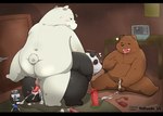 balls belly big_belly black_bars bodily_fluids butt cum dildo genital_fluids genitals group making_porn male male/male obese overweight penis sex_toy small_penis trio vein veiny_dildo veiny_penis 96panda cartoon_network we_bare_bears grizzly_(we_bare_bears) ice_bear_(we_bare_bears) panda_(we_bare_bears) bear brown_bear giant_panda grizzly_bear mammal polar_bear ursine hi_res letterbox adopted_(lore) adoptive_brother_(lore) adoptive_brothers_(lore) adoptive_sibling_(lore) pseudo_incest_(lore)