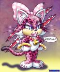 alternative_fashion anthro blue_eyes cat_costume clothing costume fangs female gyaru j-fashion jewelry lips necklace power-up solo super_bell teeth thick_lips retroowl mario_bros nintendo super_mario_3d_world koopaling wendy_o._koopa koopa scalie