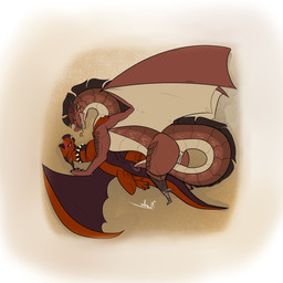 anus blush brown_vulva claws duo eyes_closed female female/female feral genitals penetration pink_tongue pink_vulva tail tail_fetish tail_insertion tail_play tan_anus tan_vulva tongue vaginal vulva wings kiumba_(artist) mythology dragon mythological_creature mythological_scalie scalie 1:1 absurd_res hi_res