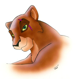 black_nose brown_body brown_fur countershade_neck countershade_snout countershading crossgender eye_scar facial_scar female female_feral feral fur green_eyes logo lying mtf_crossgender on_front scar simple_background smile smiling_at_viewer snout solo three-quarter_view vignette white_background yellow_sclera unicorn_(artist) cc-by-nc-sa creative_commons disney the_lion_king scar_(the_lion_king) felid lion mammal pantherine 1997 artist_logo bust_portrait dated digital_drawing_(artwork) digital_media_(artwork) portrait shaded signature soft_shading