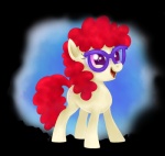 cutie_mark eyewear female feral glasses hair quadruped red_hair simple_background smile solo tail transparent_background young young_feral mn27 friendship_is_magic hasbro my_little_pony twist_(mlp) earth_pony equid equine horse mammal pony alpha_channel