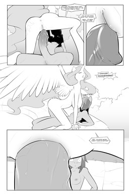 anthro anthrofied anus areola big_breasts big_penis blush bodily_fluids breast_size_difference breasts clitoris cowgirl_position cutie_mark deep_penetration duo erection feathered_wings feathers female female_on_top female_penetrated from_front_position fur genital_fluids genitals hair herm herm/female herm_on_bottom herm_penetrating herm_penetrating_female horn humanoid_genitalia humanoid_penis intersex intersex/female intersex_on_bottom intersex_penetrating intersex_penetrating_female multicolored_hair nipples on_bottom on_top penetration penile penile_penetration penis penis_in_vagina sackless sex straddling text these_aren't_my_glasses two_tone_hair vaginal vaginal_fluids vaginal_penetration vein vulva white_body white_fur wide_eyed wings bakuhaku friendship_is_magic hasbro my_little_pony mythology princess_celestia_(mlp) twilight_sparkle_(mlp) equid equine mammal mythological_creature mythological_equine unicorn winged_unicorn comic english_text greyscale hi_res meme monochrome