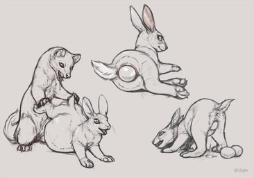 animal_genitalia animal_vulva anus belly big_belly bodily_fluids duo ears_up egg egg_bulge eggnant feet female feral feral_on_feral fur genital_fluids genitals holidays huge_belly lagomorph_genitalia lagomorph_vulva licking licking_lips looking_at_genitalia non_oviparous_oviposition open_mouth oviposition paws penetration pregnant pregnant_female pregnant_feral pregnant_sex presenting presenting_vulva raised_tail sex short_tail simple_background tail tongue tongue_out vaginal_fluids vaginal_oviposition vulva difetra easter easter_bunny gulonine lagomorph leporid mammal marten mustelid musteline pine_marten rabbit 2025 hi_res monochrome sketch sketch_page